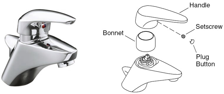 Single Handle Bathroom Sink Faucets