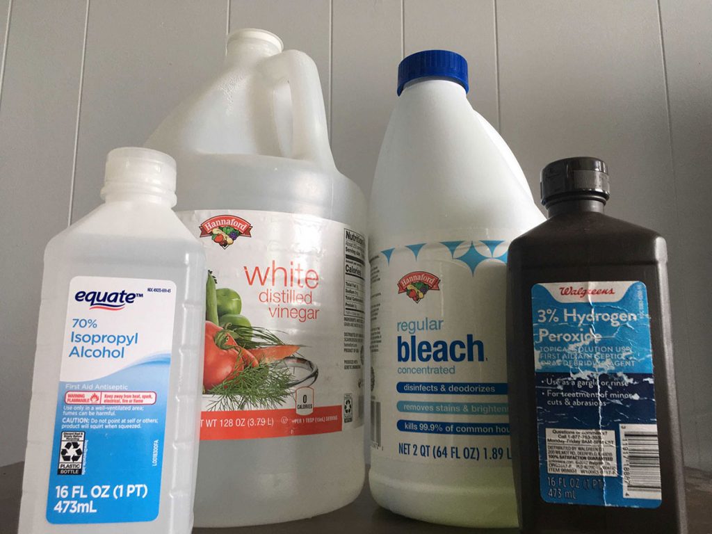 Some acidic solutions